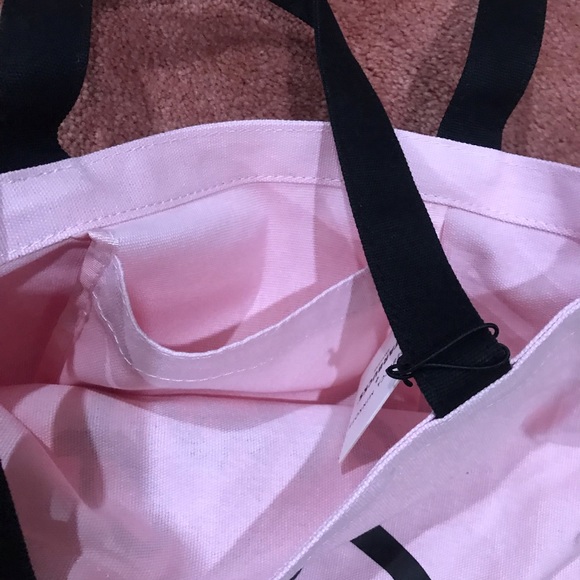 REBECCA MINKOFF pink canvas tote - Picture 6 of 10